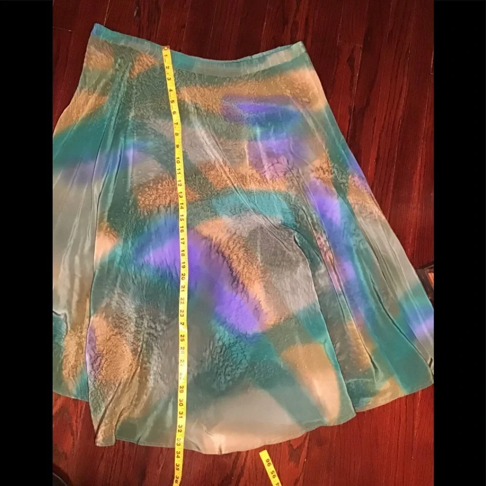 Kay Chapman silk skirt size large